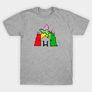 Hurbanation Three Peaks (Pink) T-Shirt